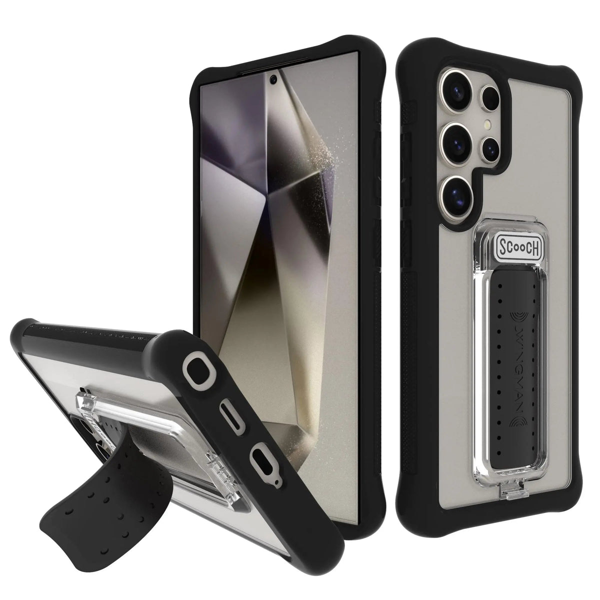 Wingman Tuxedo Clear Galaxy S24 Ultra Case Only