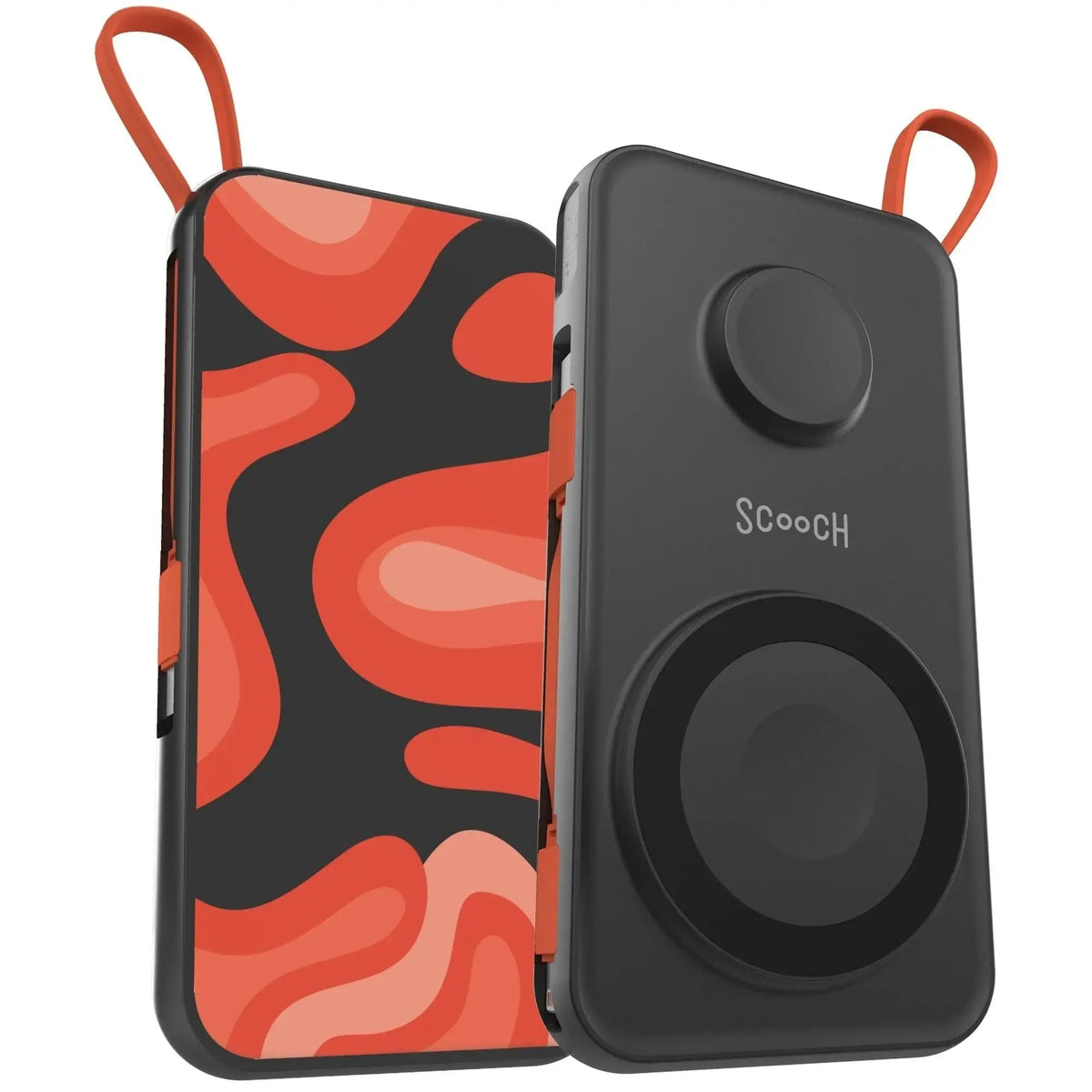 scoochzza-JuiceBank Pro for MagSafe - 10,000 mAh 5-in-1 MagSafe Power Bank-2-Pack / Orange Waves