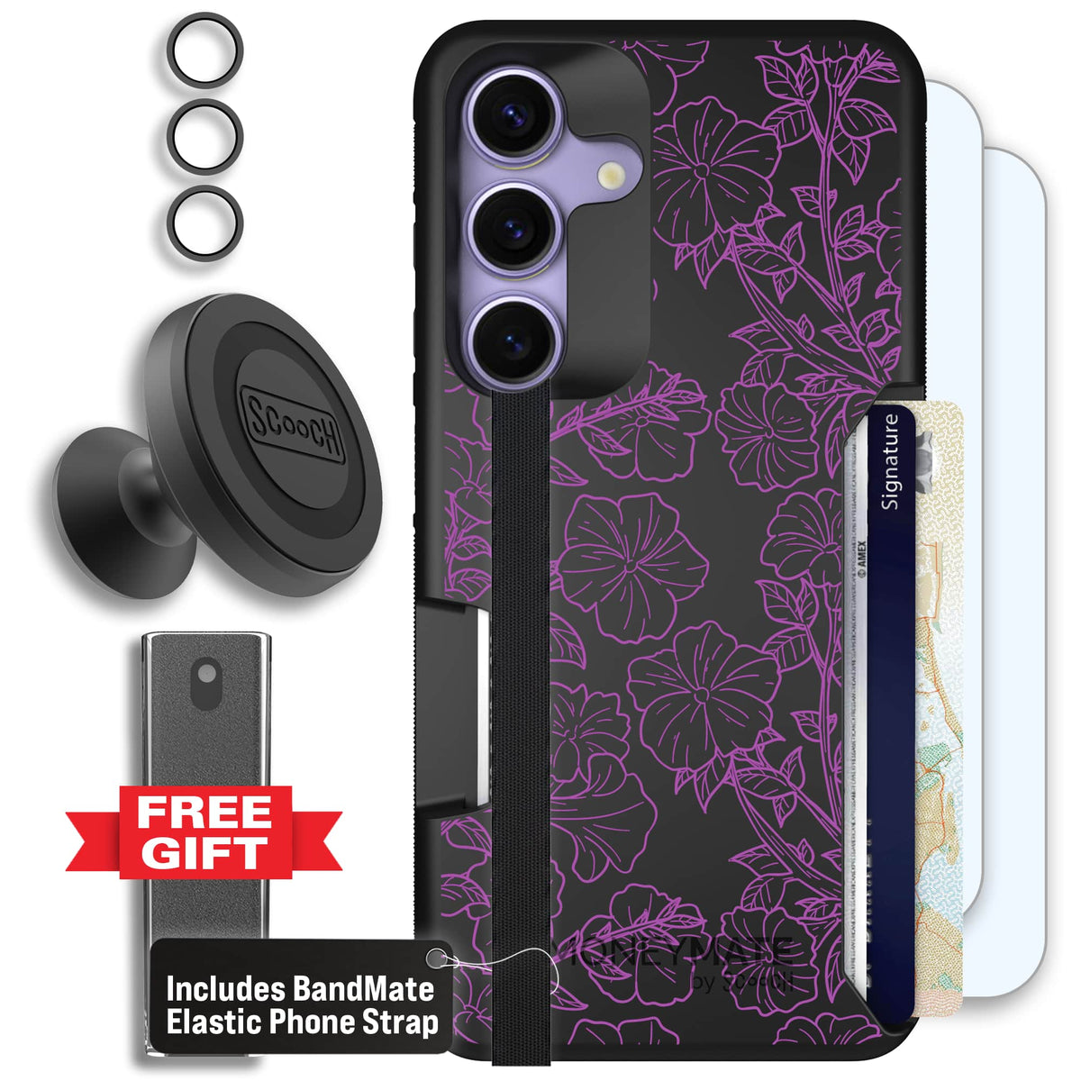 Moneymate - S25 - Purple Petunias - Defender Bundle