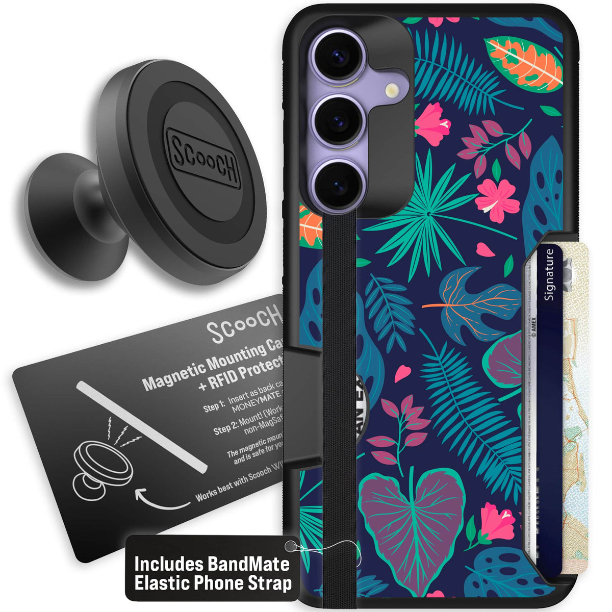Moneymate - S25 Plus - Tropical Leaves - Starter Bundle