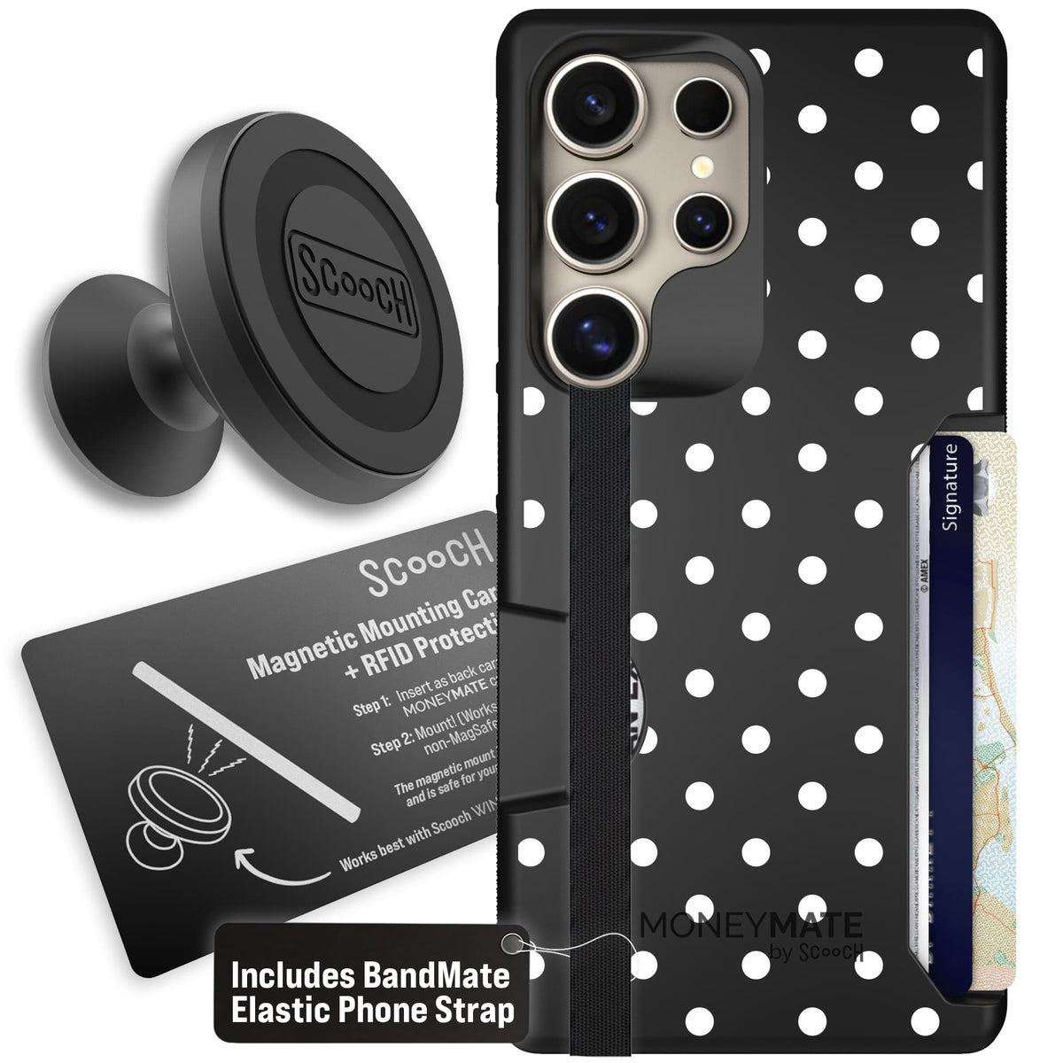 Moneymate - S25 Ultra - Polka Dots - Starter Bundle