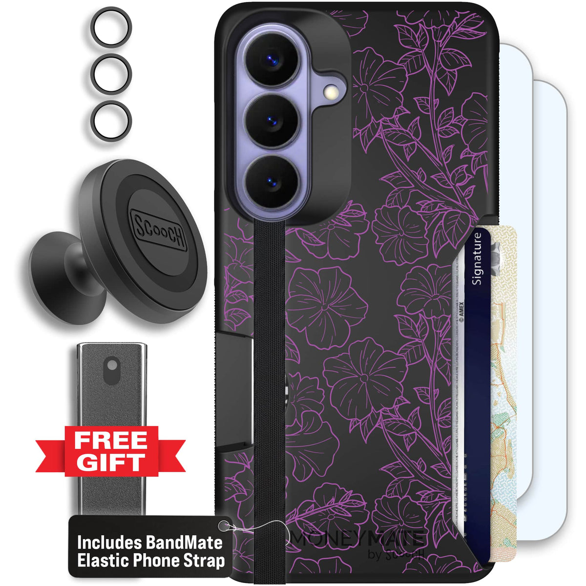 Moneymate - S26 - Purple Petunias - Defender Bundle