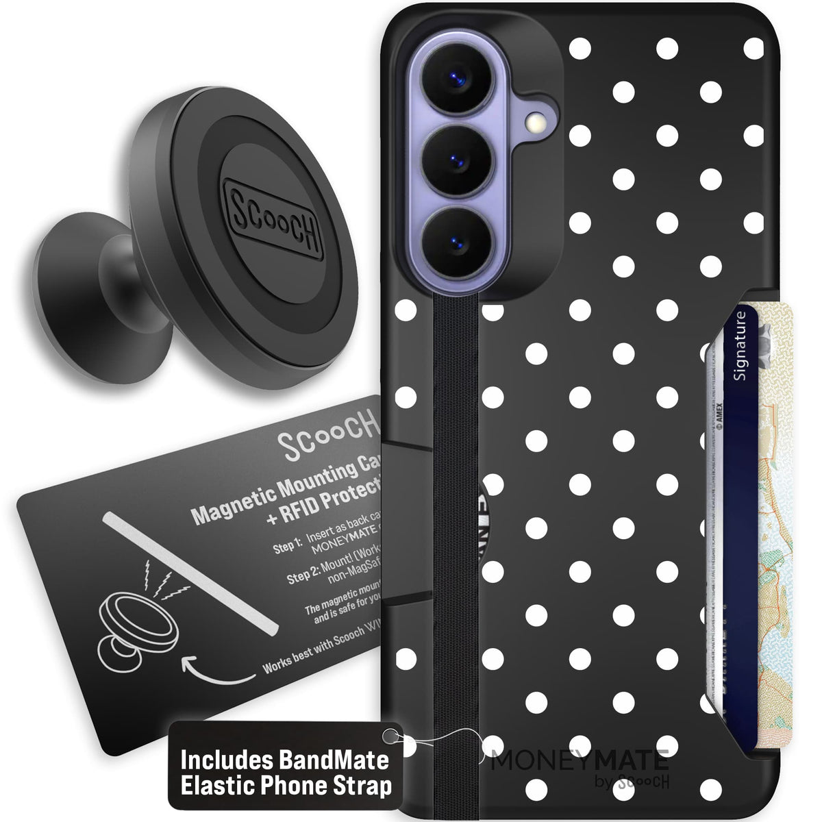 Moneymate - S26 Plus - Polka Dots - Starter Bundle