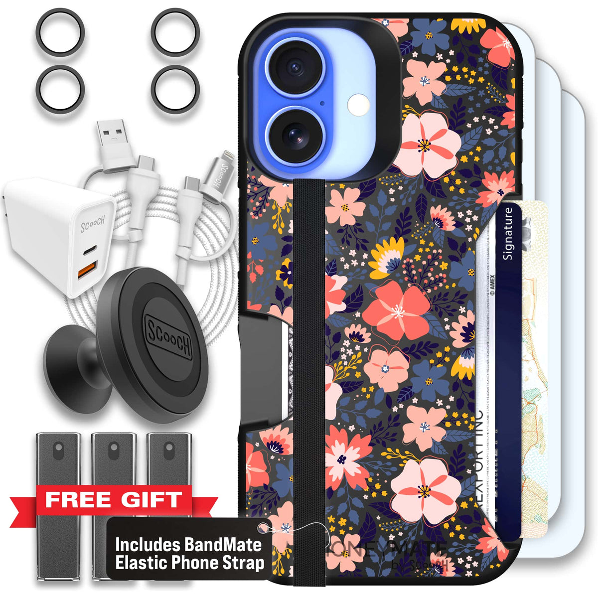 Moneymate - iPhone 16 - Wildflowers - Ultimate Bundle