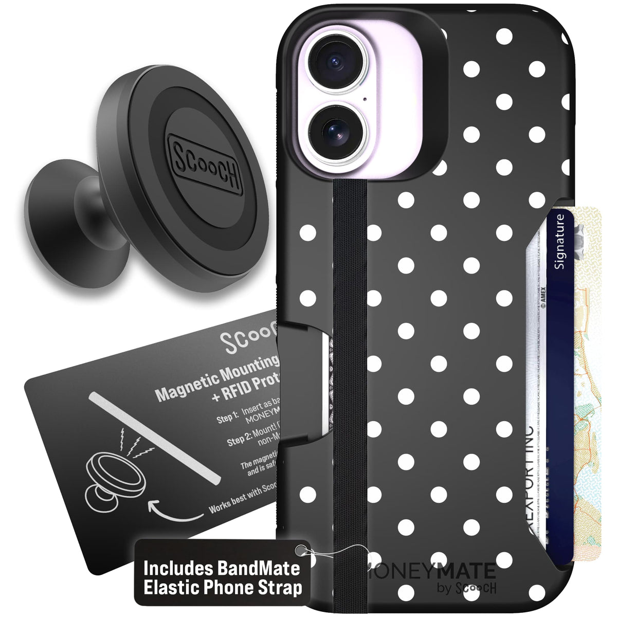 Moneymate - iPhone 17 - Polka Dots - Starter Bundle