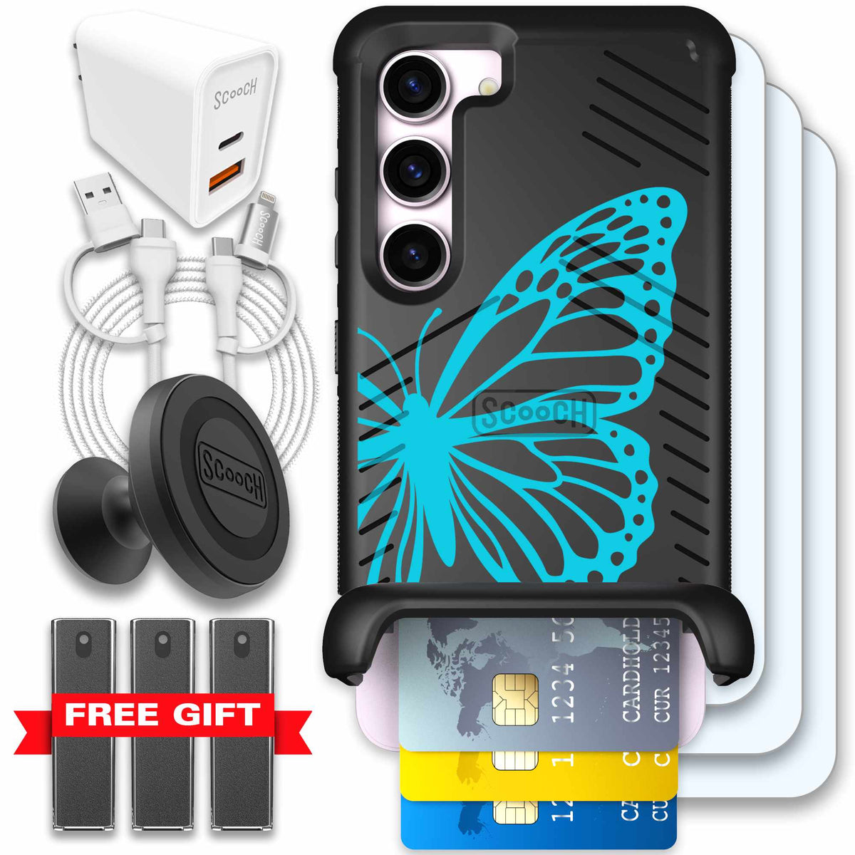 Azure Butterfly Bundle Image 150