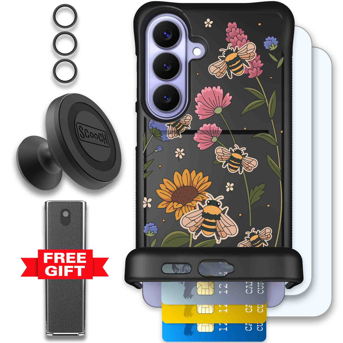 Bee Happy | website | Galaxy S26+ | Defender Bundle