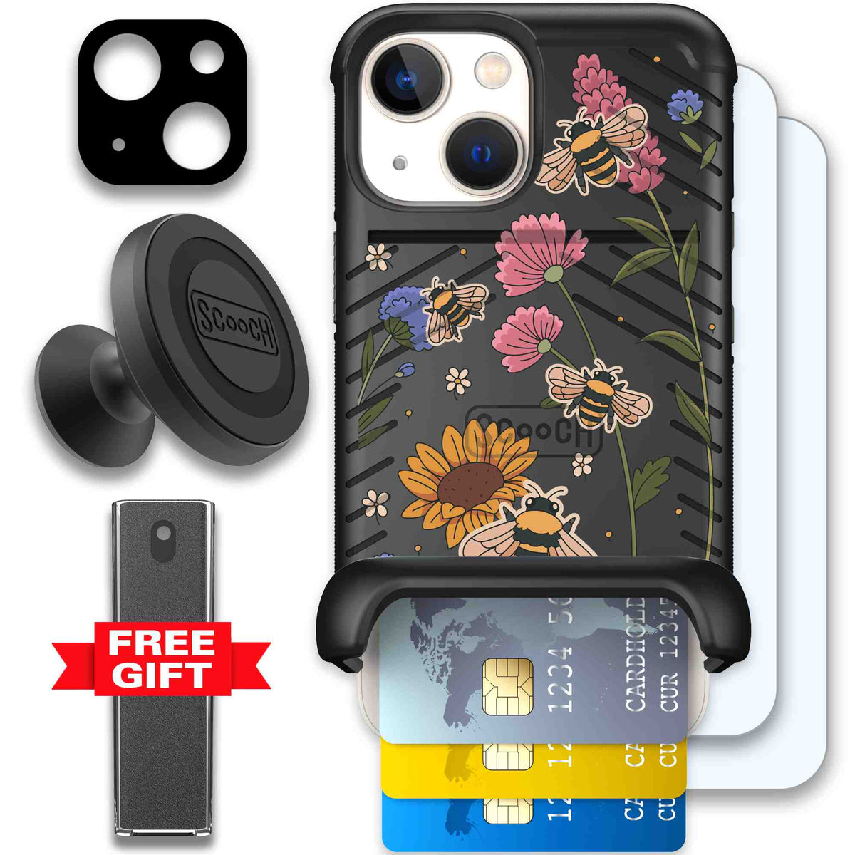 Bee Happy | website | iPhone 13 mini | Defender Bundle