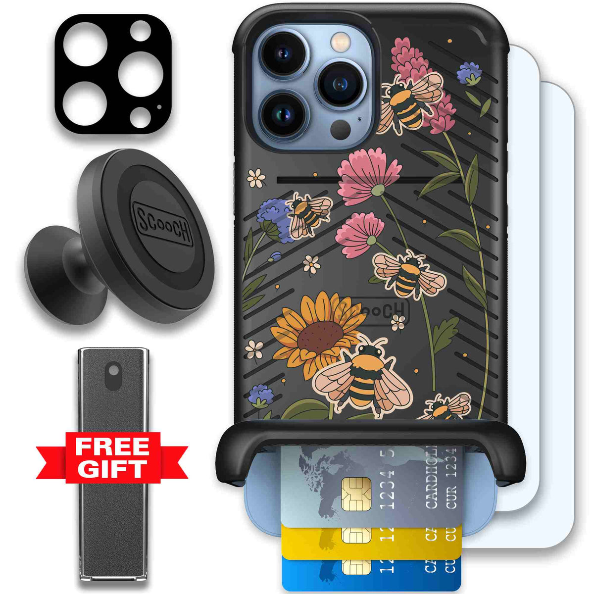 Bee Happy | website | iPhone 13 Pro Max | Defender Bundle