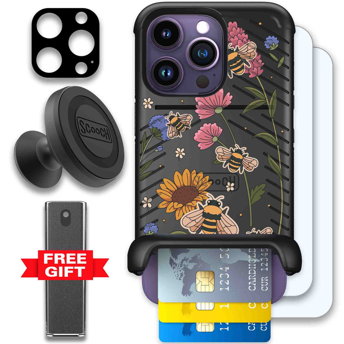 Bee Happy | website | iPhone 14 Pro | Defender Bundle