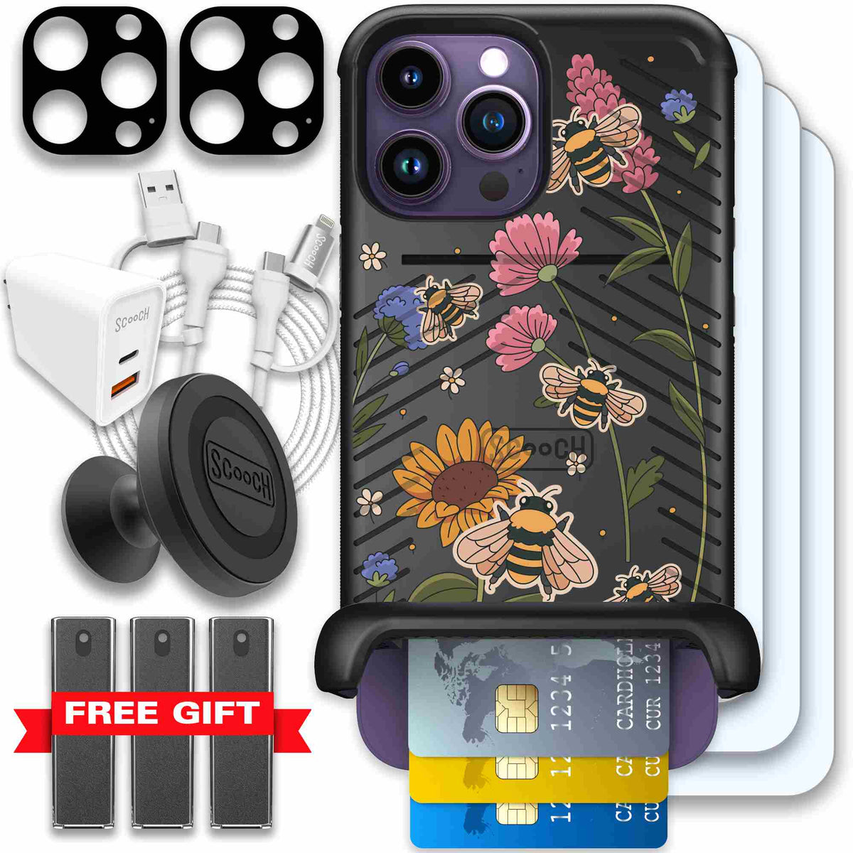 Bee Happy | website | iPhone 14 Pro Max | Ultimate Bundle