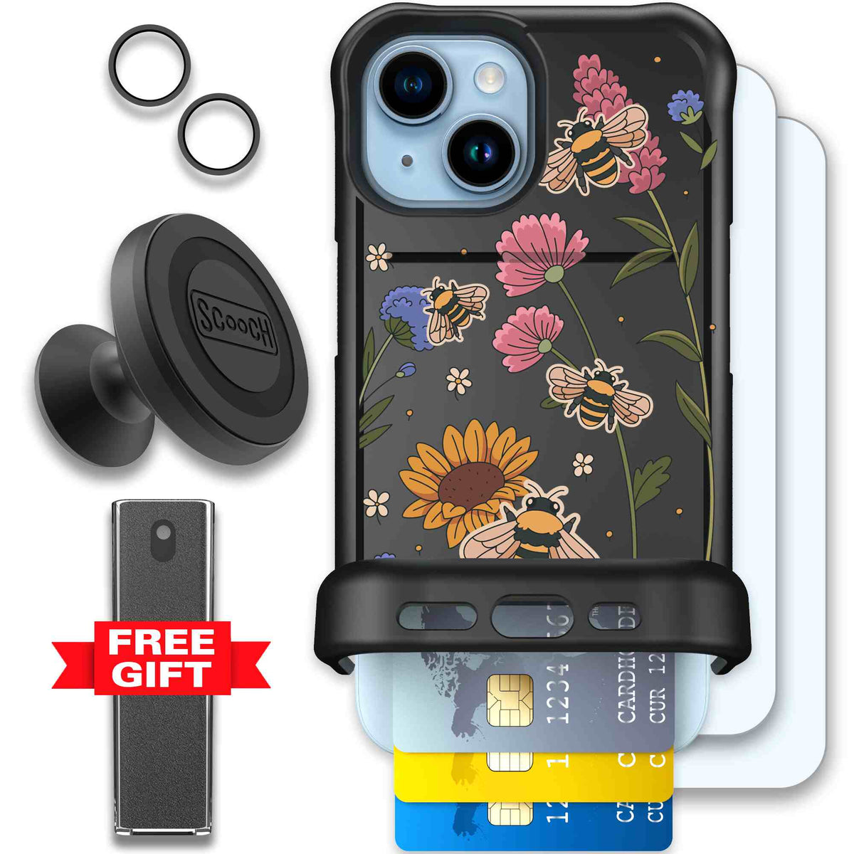 Bee Happy | website | iPhone 15 | Defender Bundle