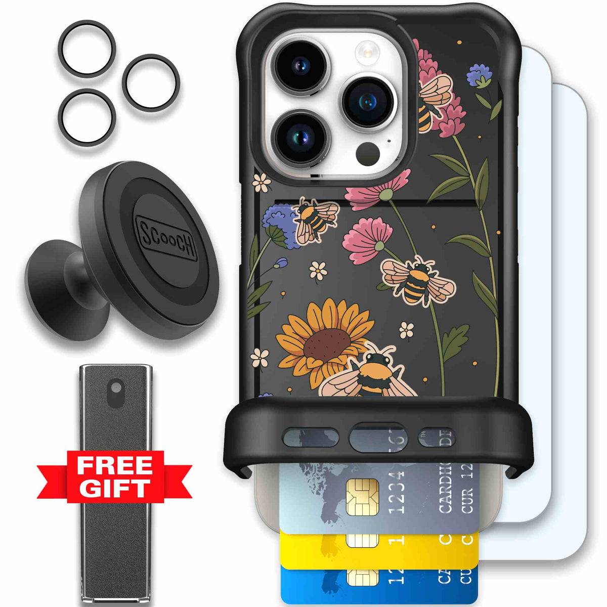 Bee Happy | website | iPhone 15 Pro | Defender Bundle