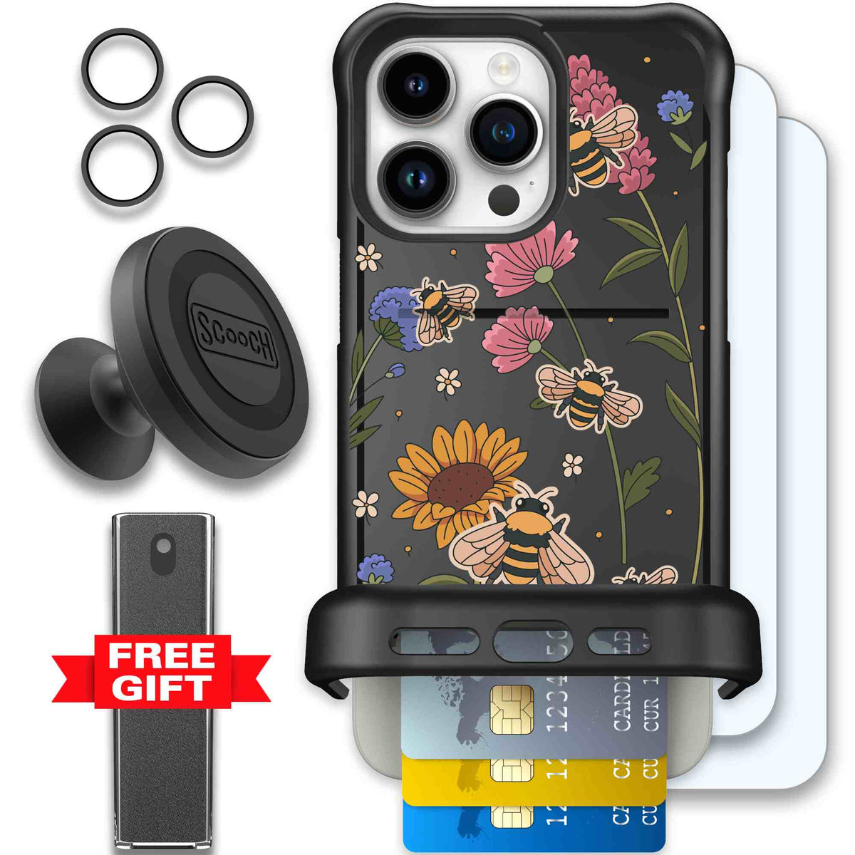 Bee Happy | website | iPhone 15 Pro Max | Defender Bundle
