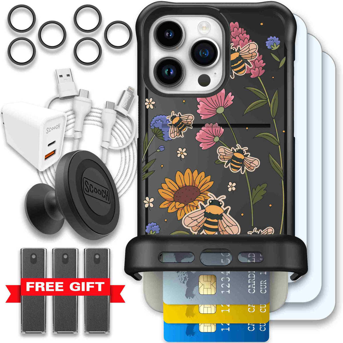 Bee Happy | website | iPhone 15 Pro Max | Ultimate Bundle