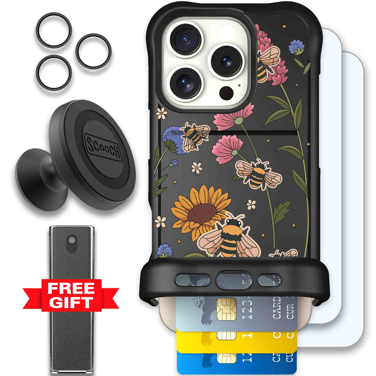 Bee Happy | website | iPhone 16 Pro | Defender Bundle