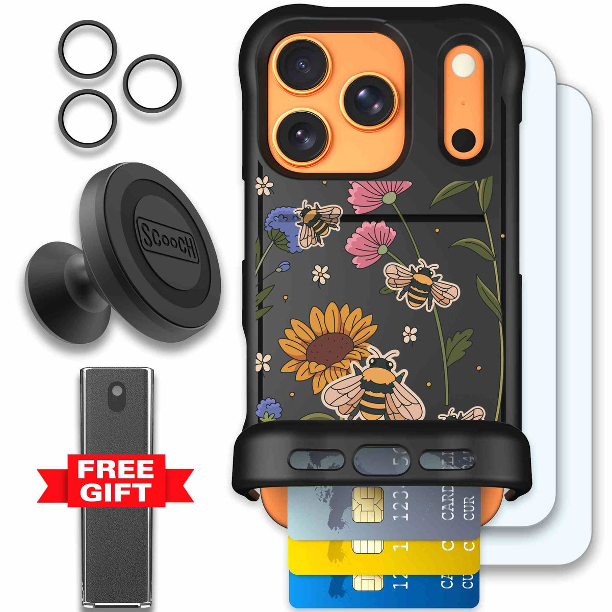 Bee Happy | website | iPhone 17 Pro | Defender Bundle