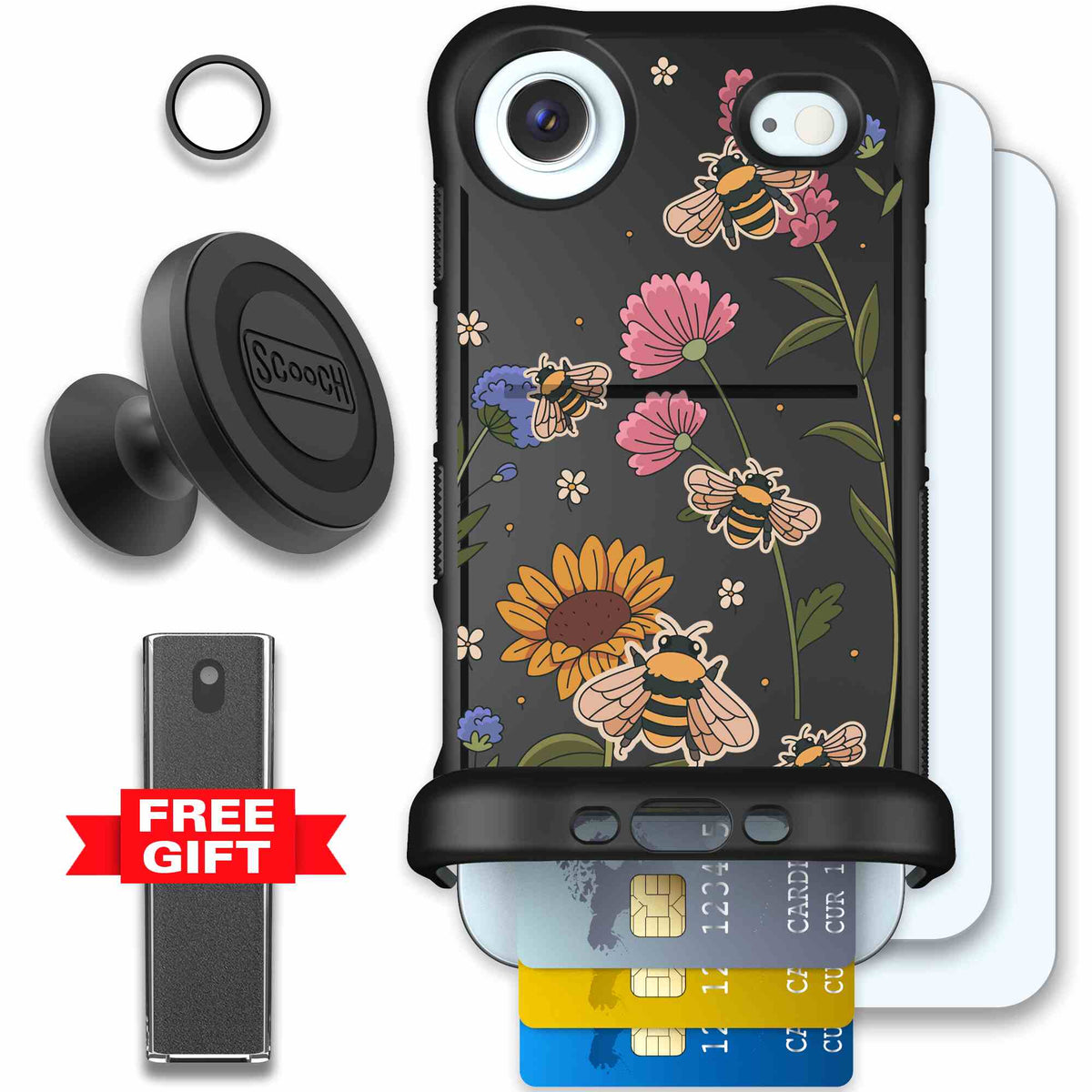 Bee Happy | website | iPhone Air | Defender Bundle