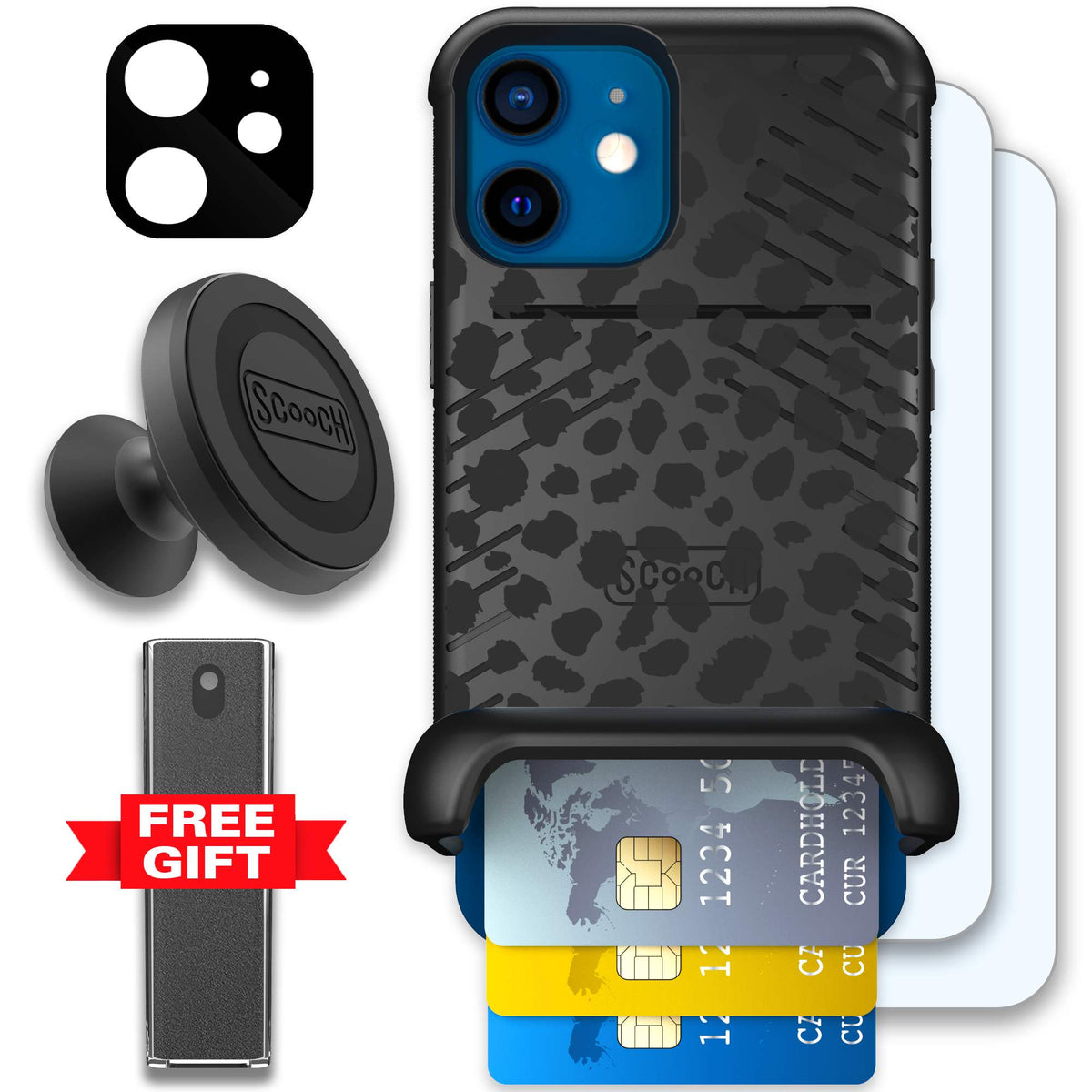 WMTE BLKLEOP iPhone 12 Mini Defender Bundle