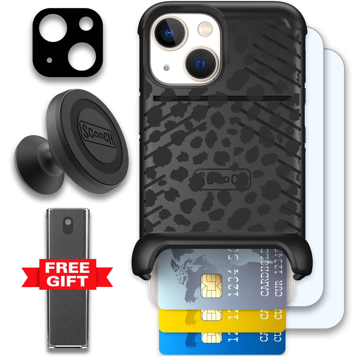 WMTE BLKLEOP iPhone 13 Mini Defender Bundle