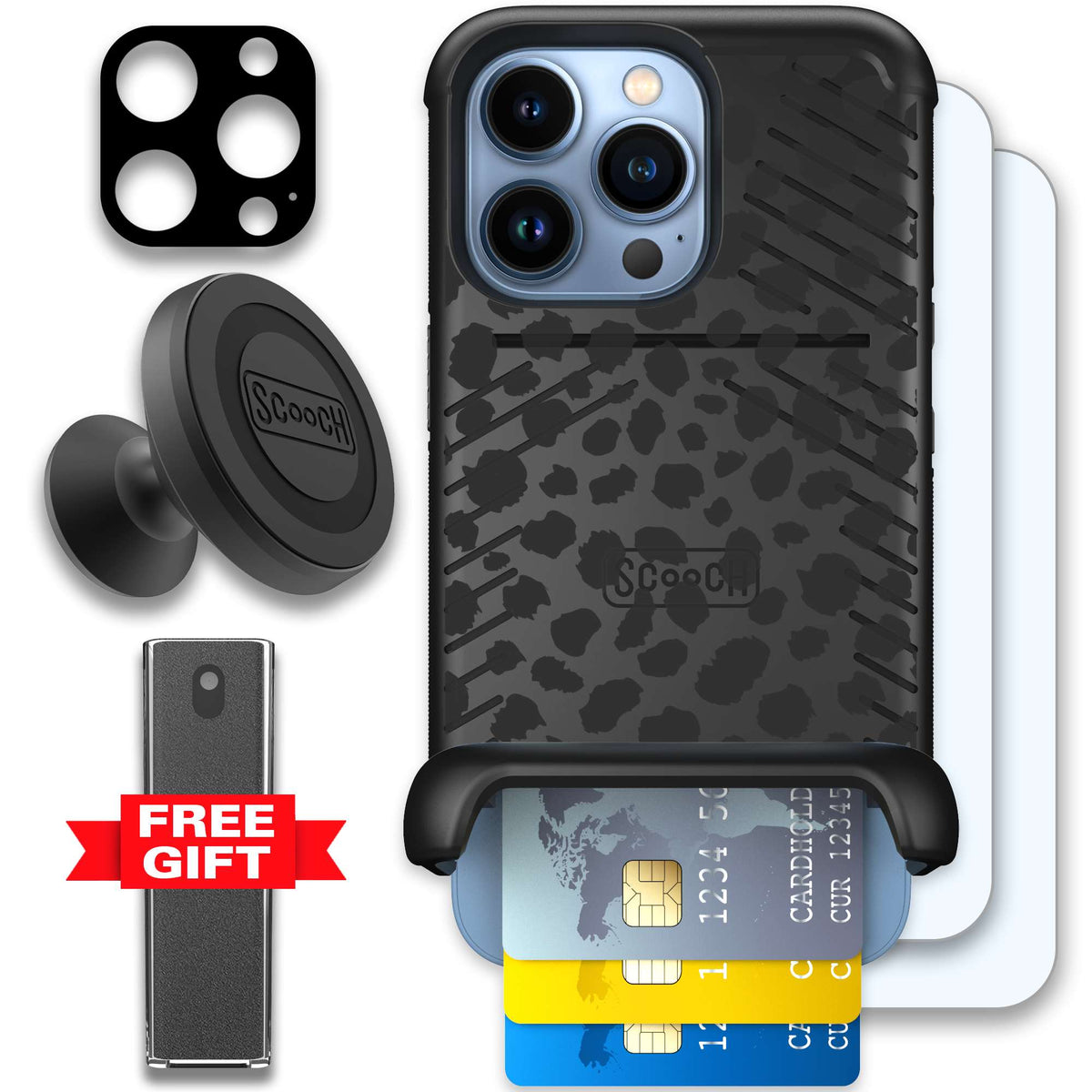 WMTE BLKLEOP iPhone 13 Pro Defender Bundle