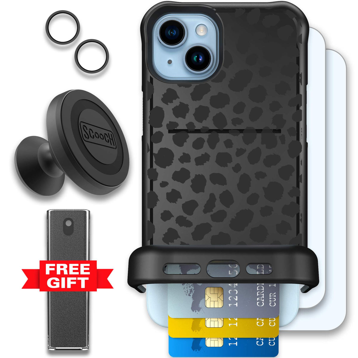 WMTE BLKLEOP iPhone 15 Plus Defender Bundle