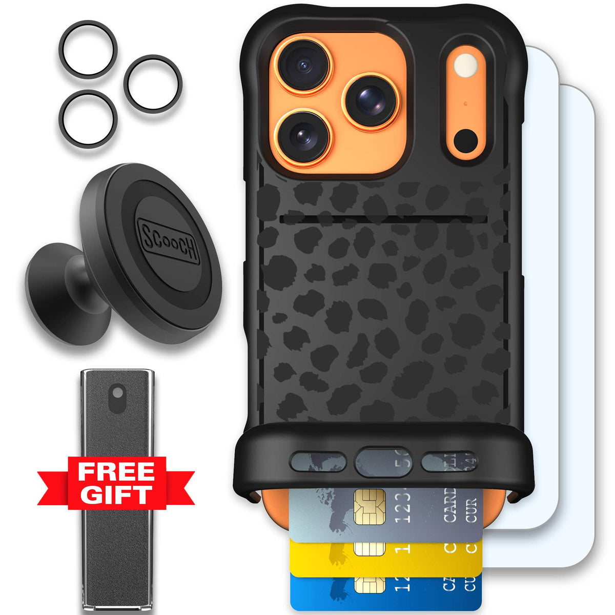 WMTE BLKLEOP iPhone 17 Pro Defender Bundle