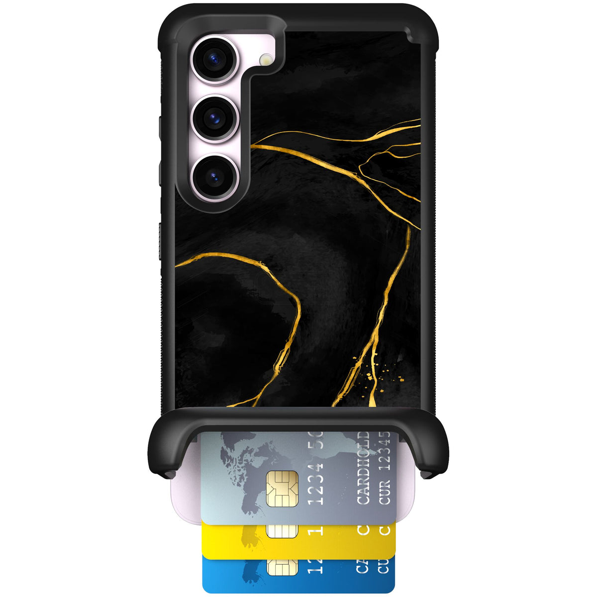 Wingmate Black Marble for Galaxy S23