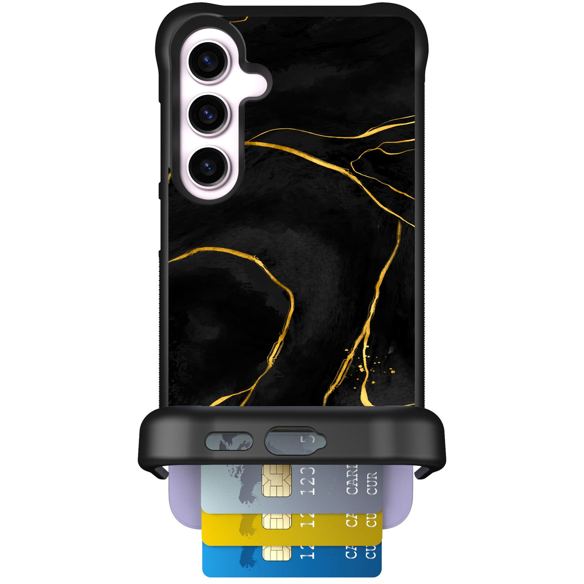 Wingmate Black Marble for Galaxy S24+
