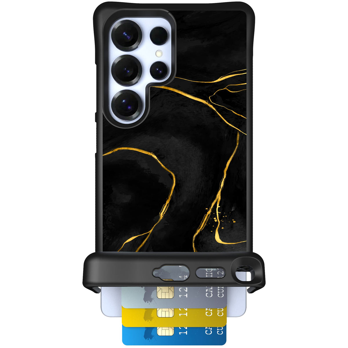 Wingmate Black Marble for Galaxy S25 Ultra
