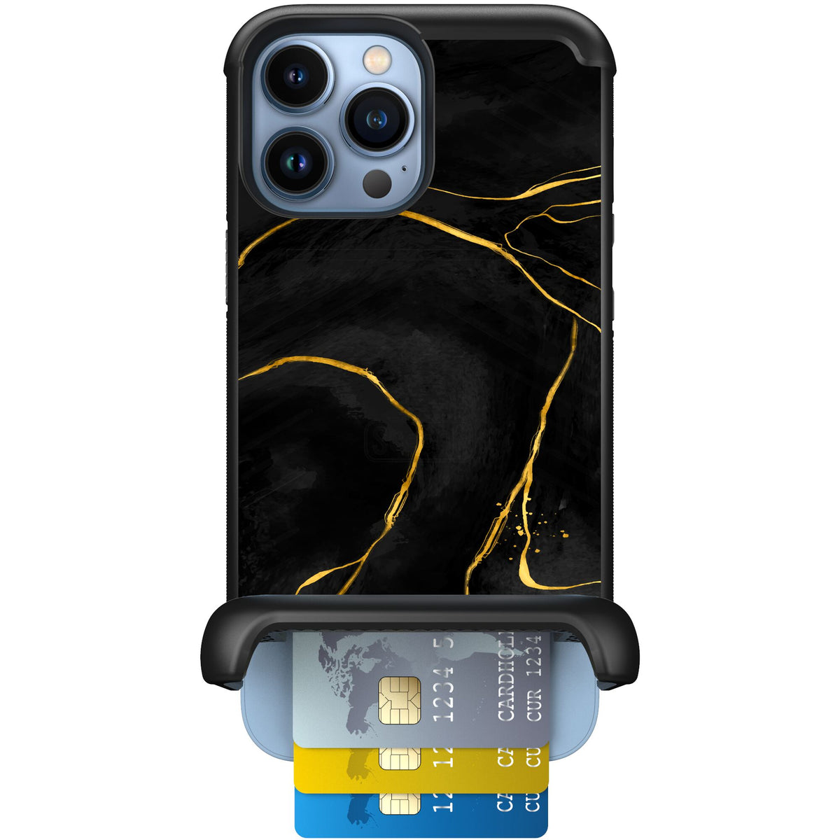 Wingmate Black Marble for iPhone 13 Pro Max