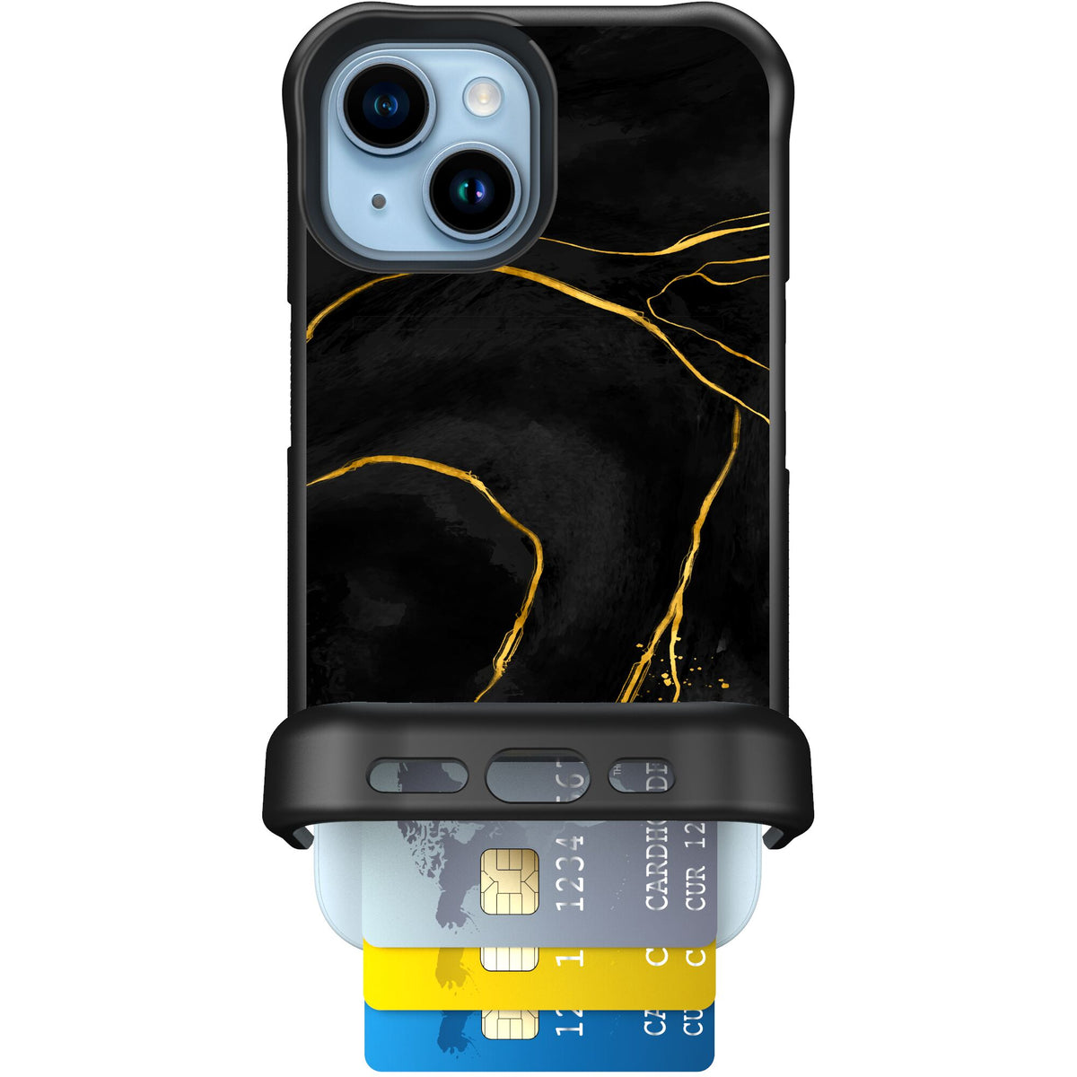 Wingmate Black Marble for iPhone 15