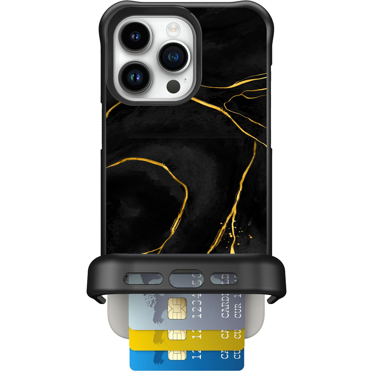 Wingmate Black Marble for iPhone 15 Pro Max