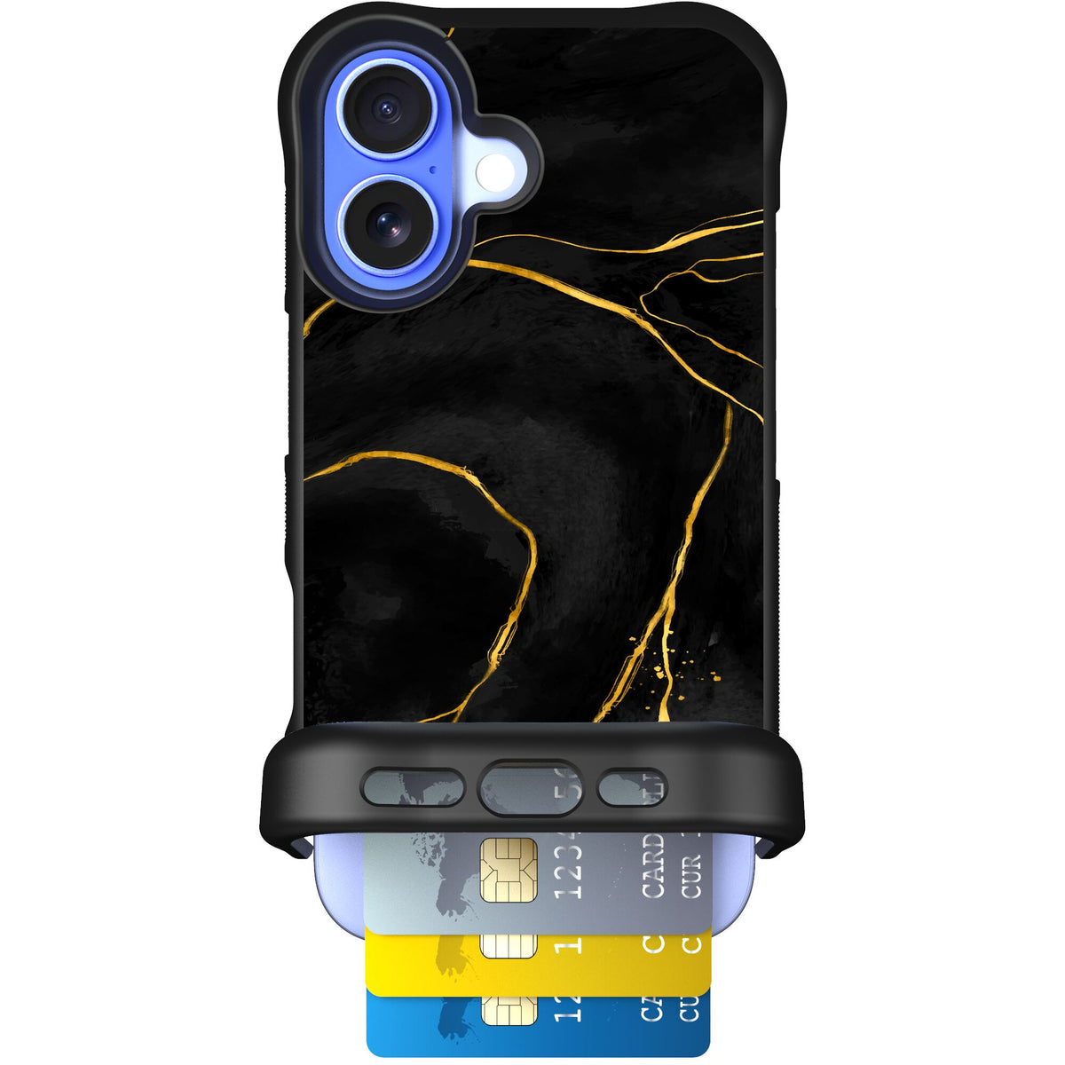 Wingmate Black Marble for iPhone 16