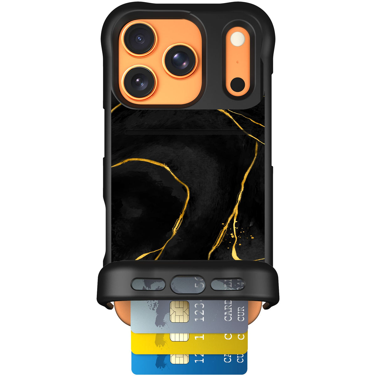 Wingmate Black Marble for iPhone 17 Pro