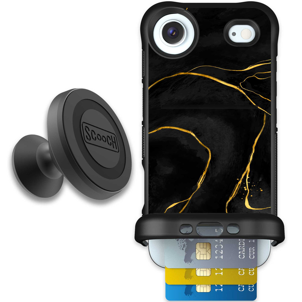 Wingmate Black Marble for iPhone Air - Starter Bundle