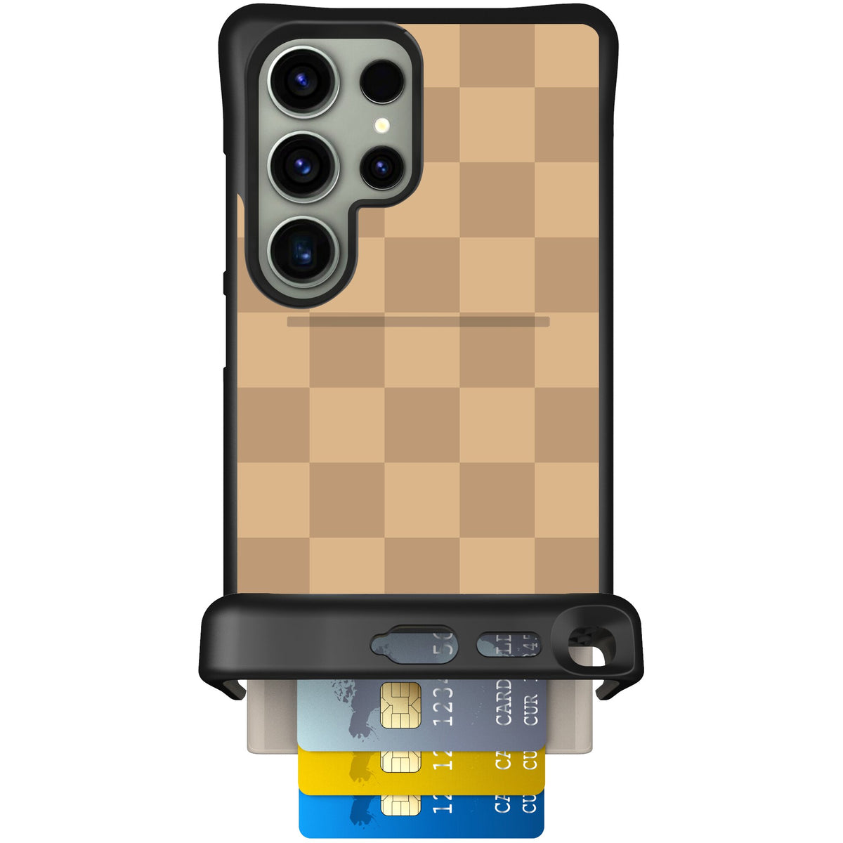 Checkered Beige | website | Galaxy S24 Ultra | Case