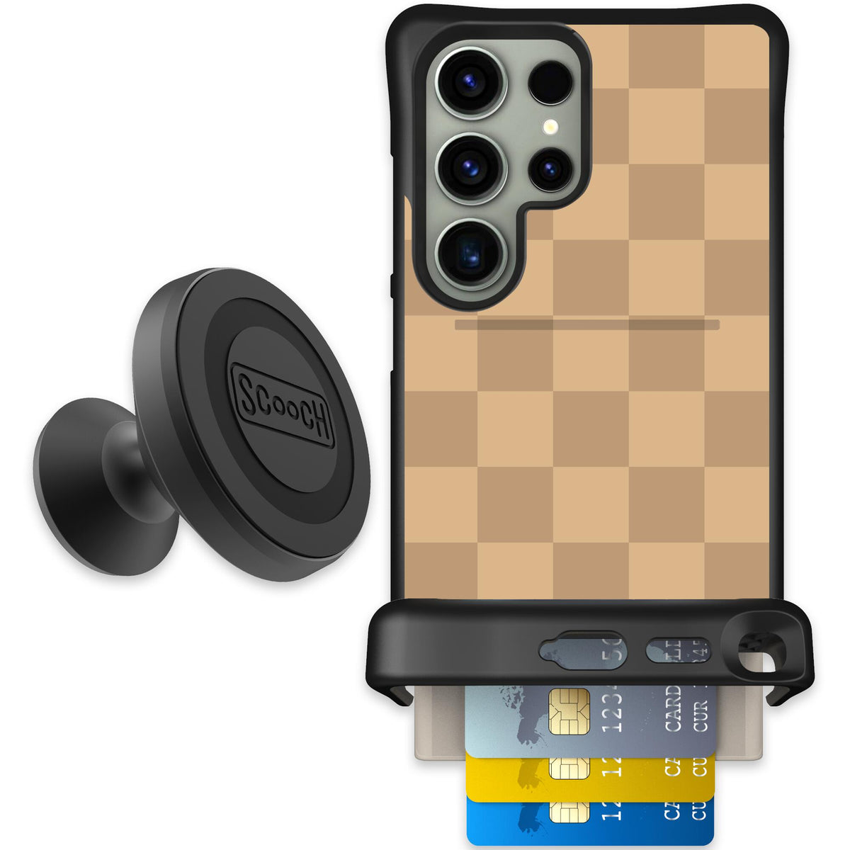 Checkered Beige | website | Galaxy S24 Ultra | Starter Bundle
