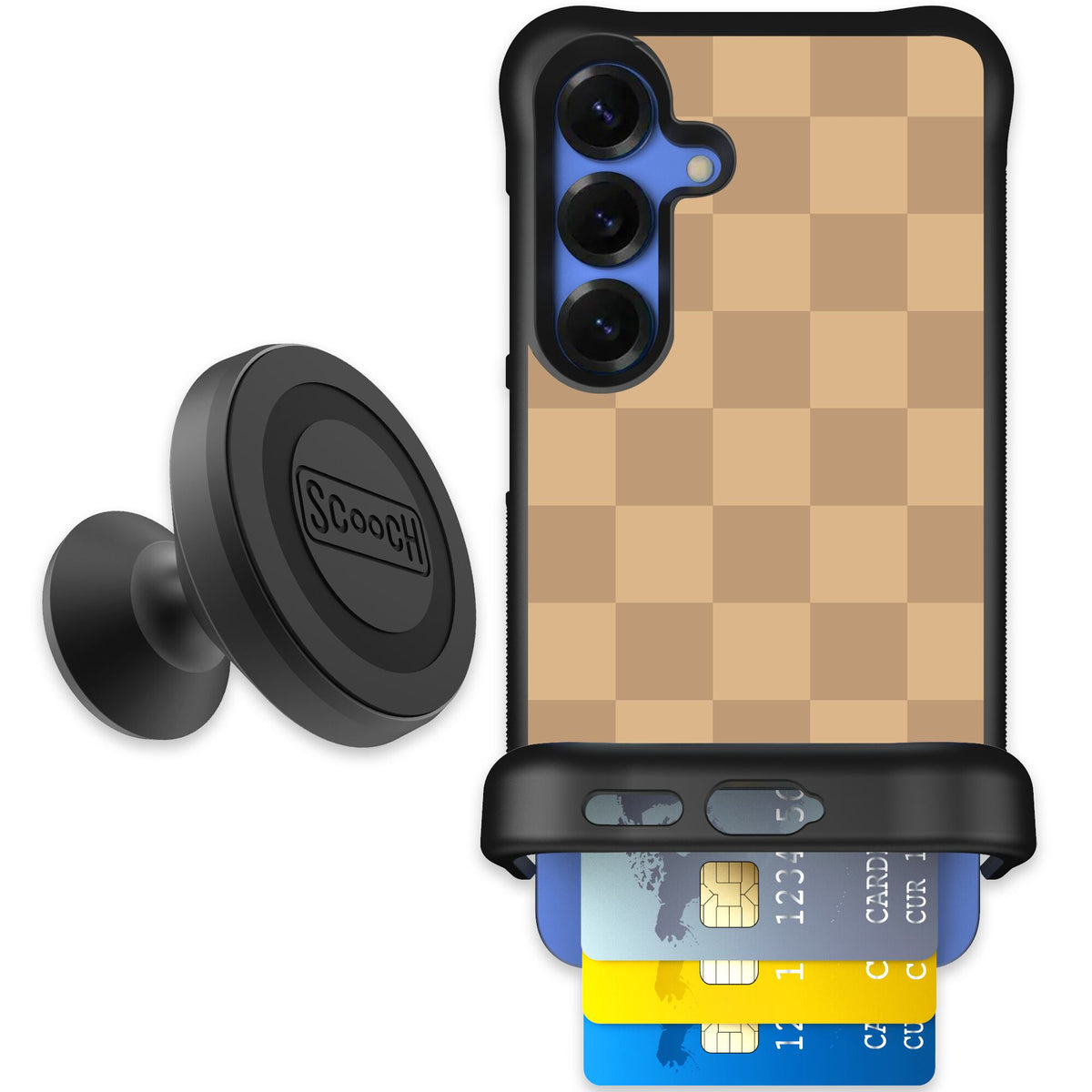 Checkered Beige | website | Galaxy S25 | Starter Bundle