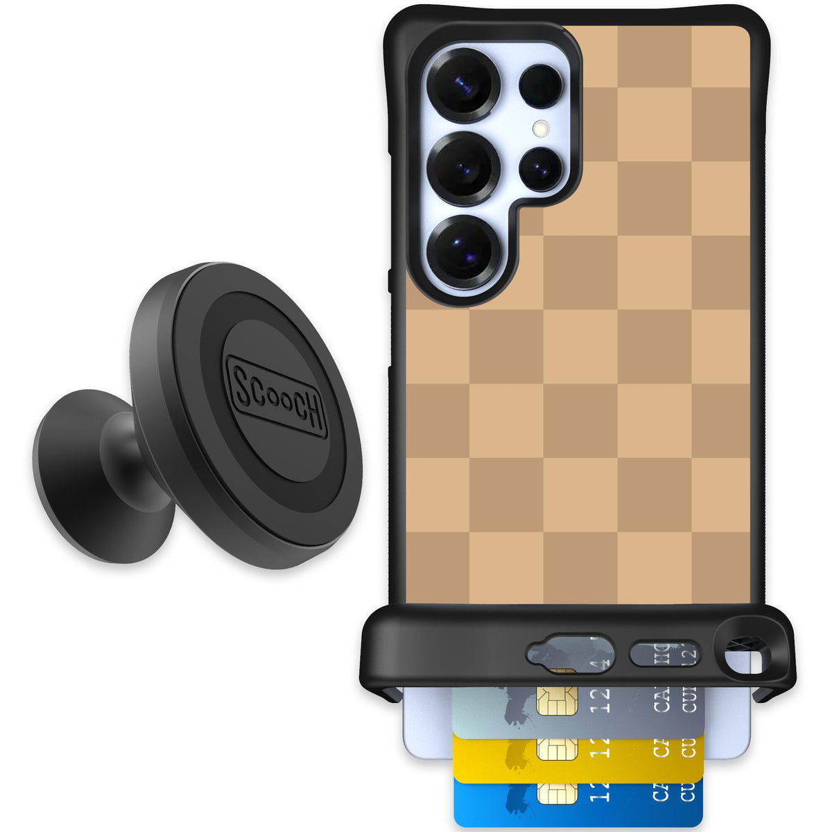 Checkered Beige | website | Galaxy S25 Ultra | Starter Bundle