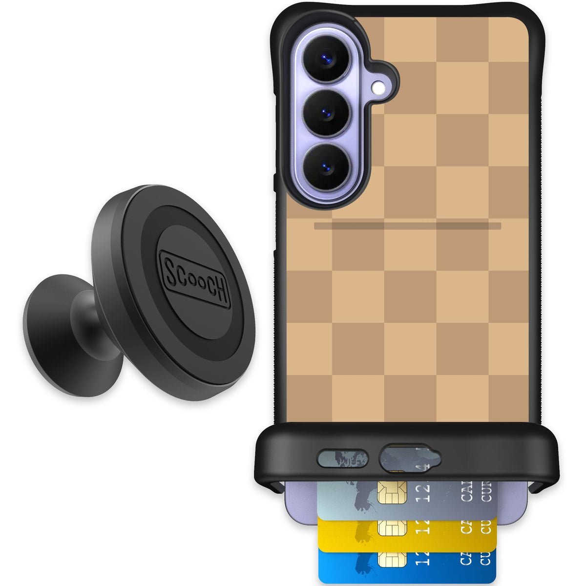 Checkered Beige | website | Galaxy S26+ | Starter Bundle