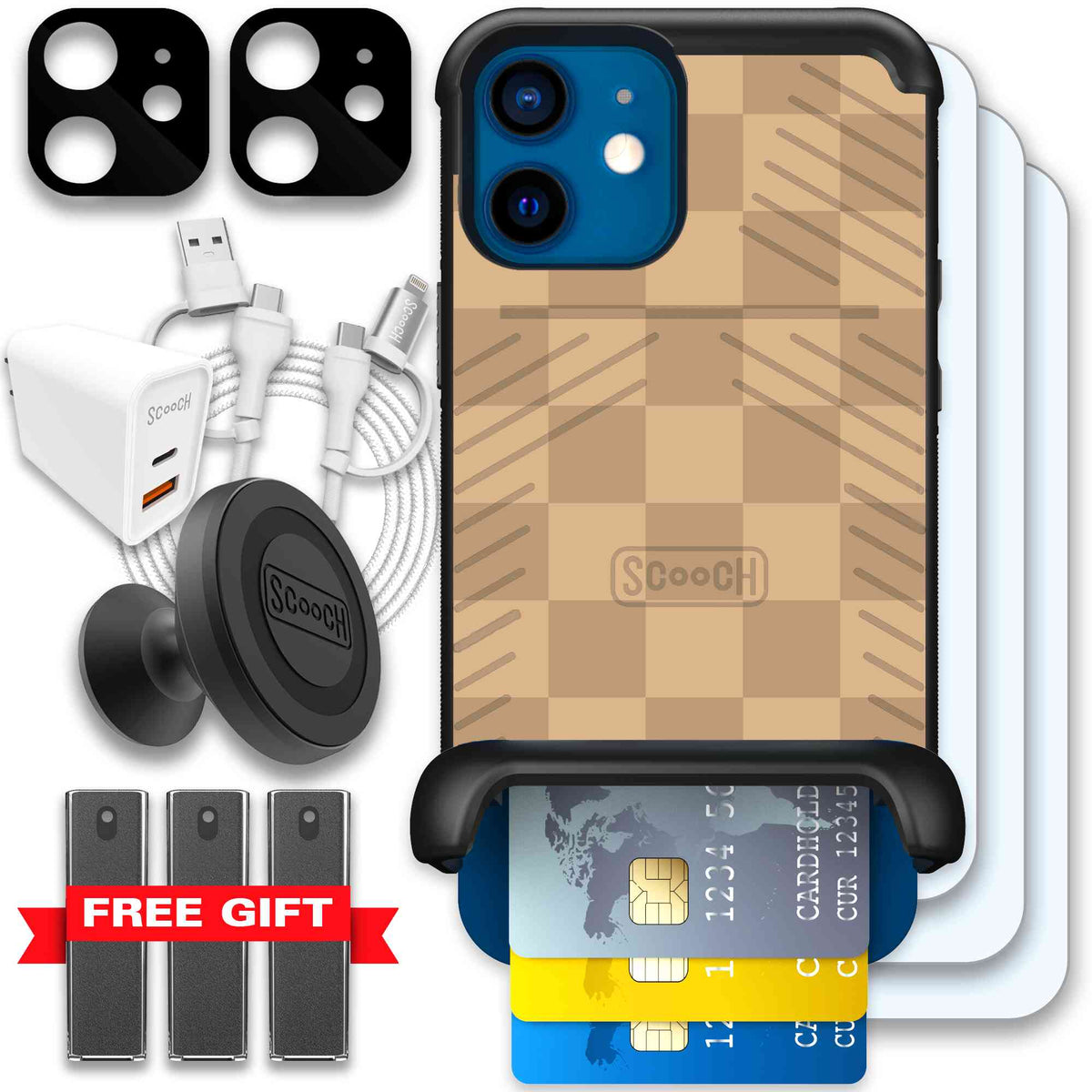 Checkered Beige | website | iPhone 12 | Ultimate Bundle