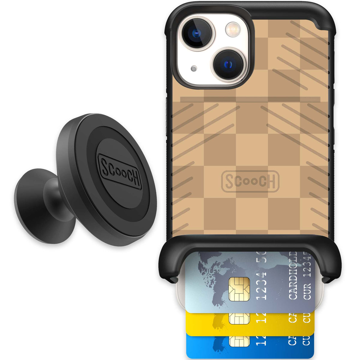 Checkered Beige | website | iPhone 13 mini | Starter Bundle
