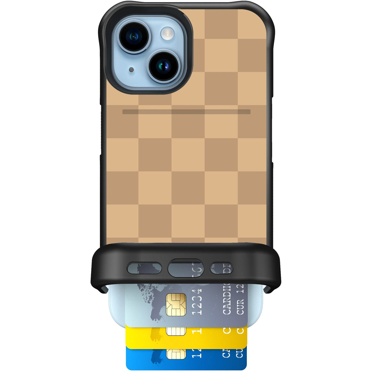 Checkered Beige | website | iPhone 15 | Case
