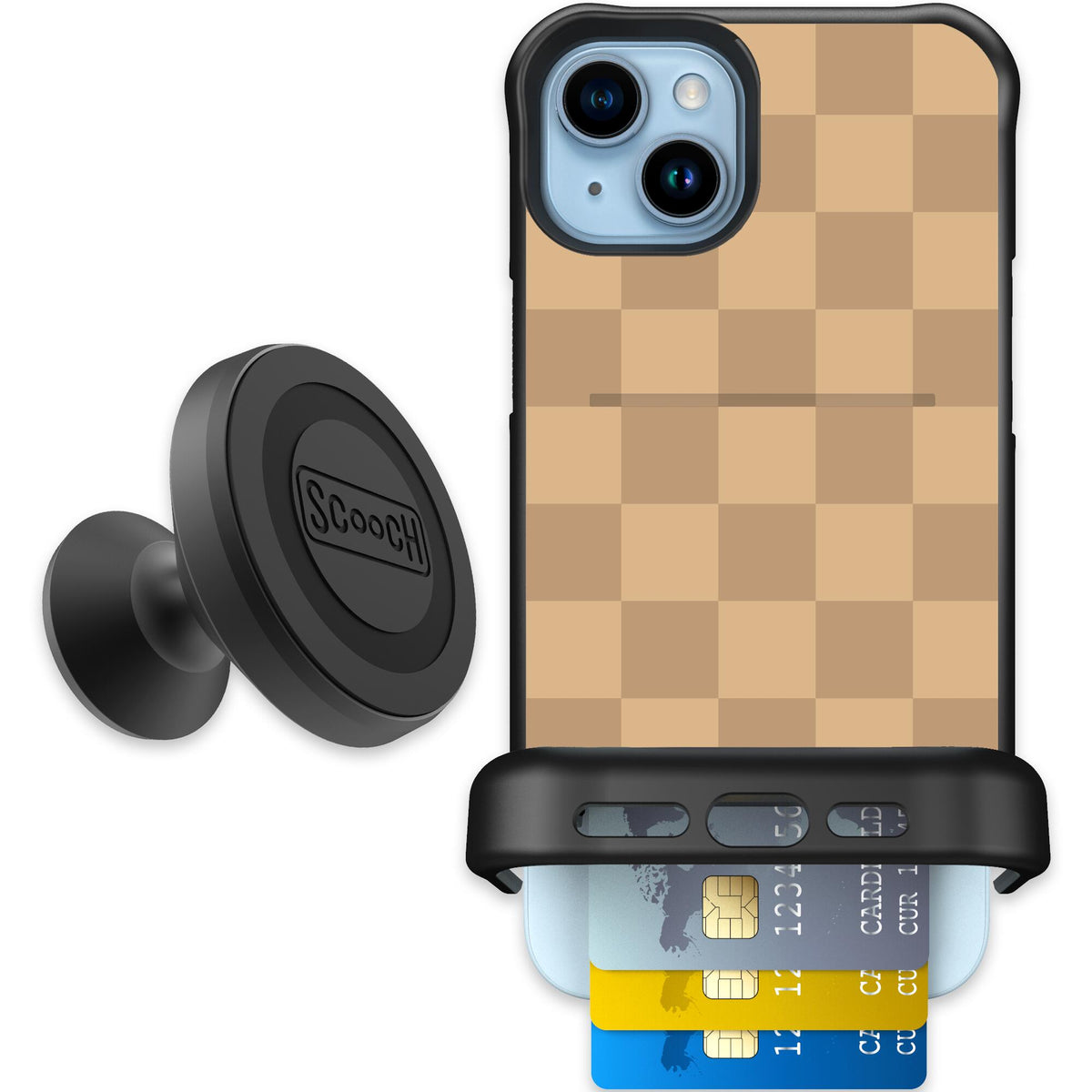 Checkered Beige | website | iPhone 15 Plus | Starter Bundle