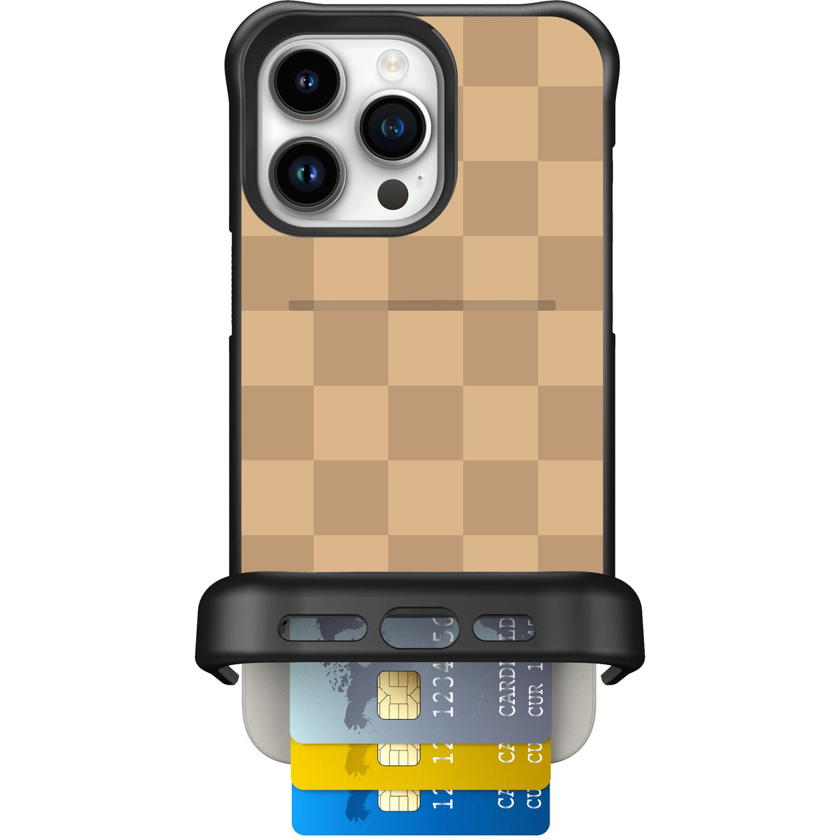 Checkered Beige | website | iPhone 15 Pro Max | Case