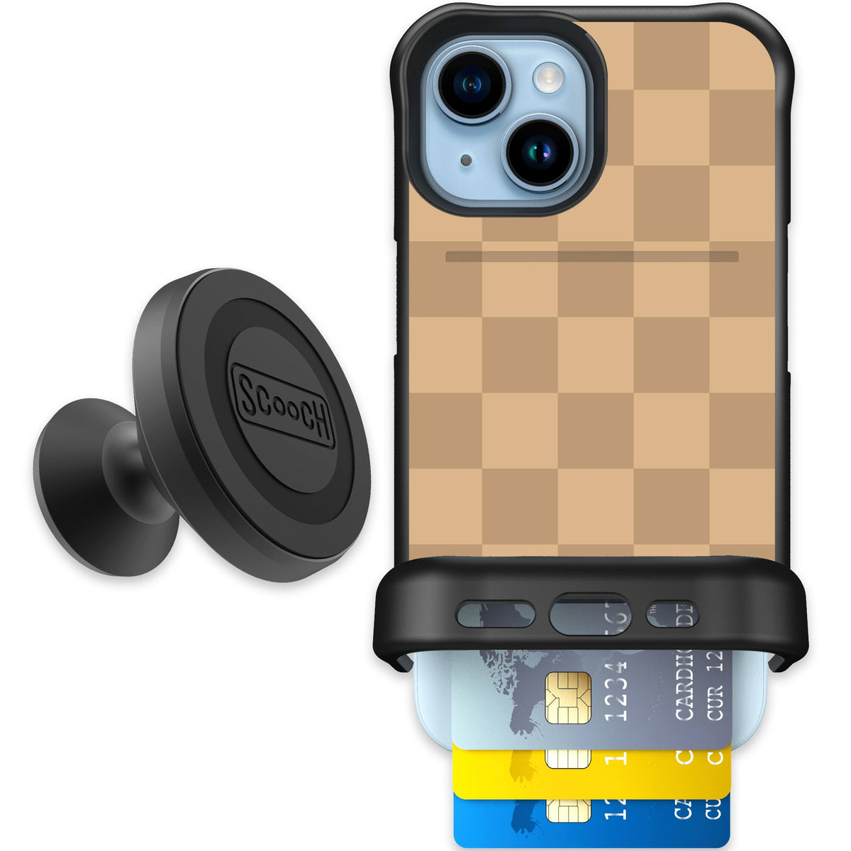 Checkered Beige | website | iPhone 15 | Starter Bundle