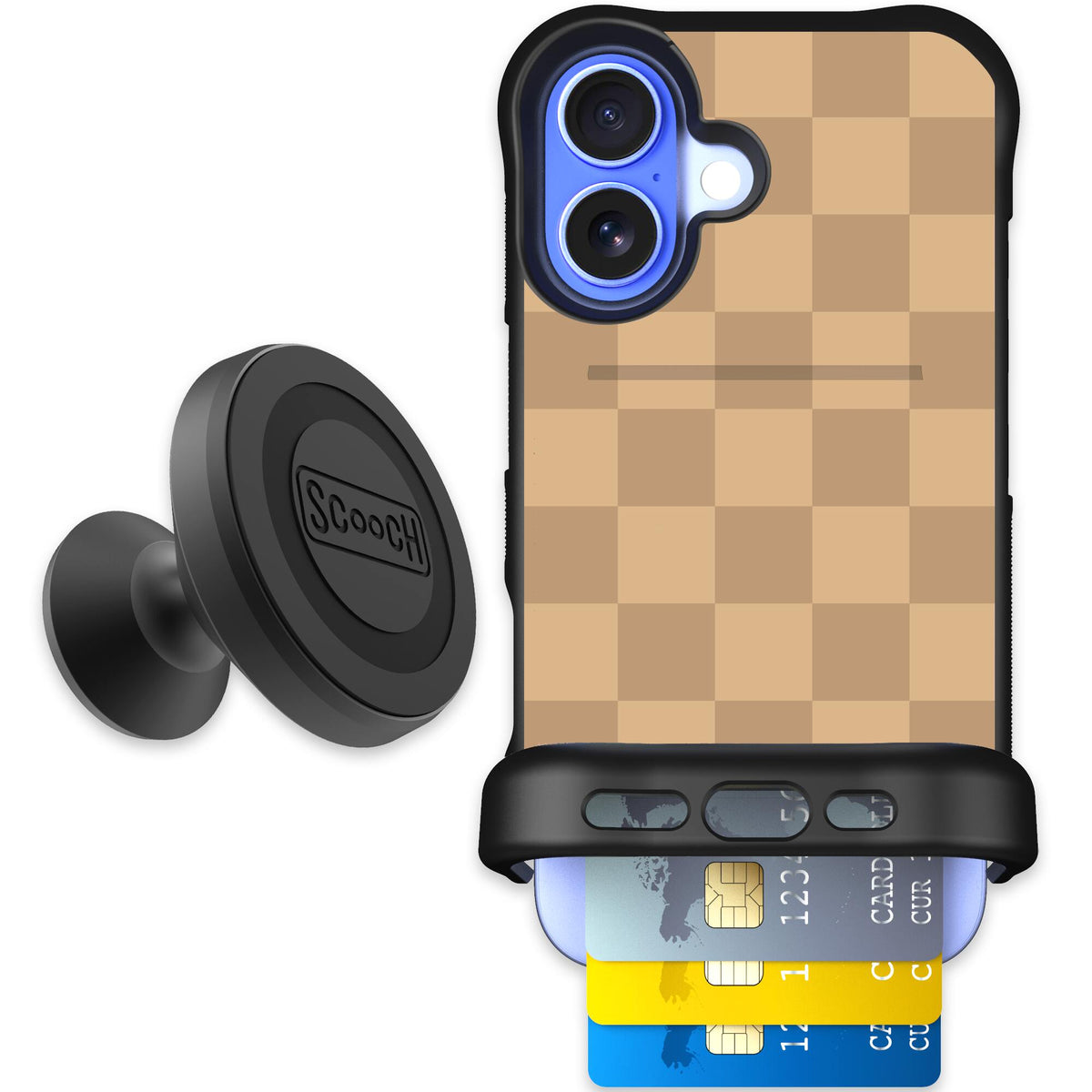 Checkered Beige | website | iPhone 16 | Starter Bundle