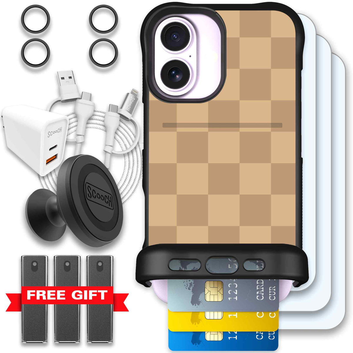 Checkered Beige | website | iPhone 17 | Ultimate Bundle