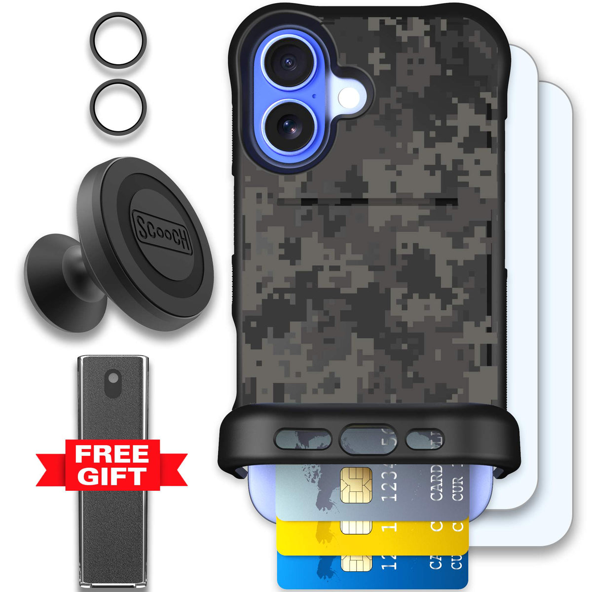 WMTE DIGICAMO iPhone 16 Defender Bundle